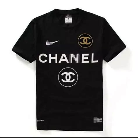 chanel nike t shirt|Chanel Nike collab.